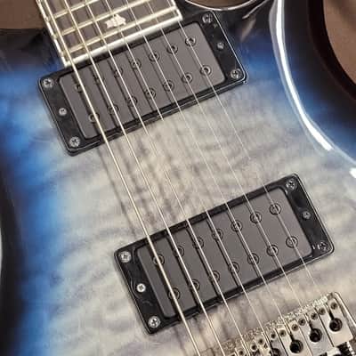 PRS SE Mark Holcomb SVN 7-String with Bag 2023 - Holcomb Blue image 3