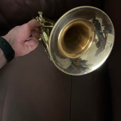 York Custom Bb Trumpet (1951) SN 172209 (Gold Brass bell)(rare) image 16