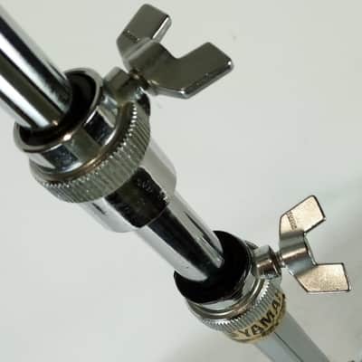 Yamaha Cymbal Stand Tripod Base+2 Tube Sections Chrome Vintage 80s Single-Braced image 4