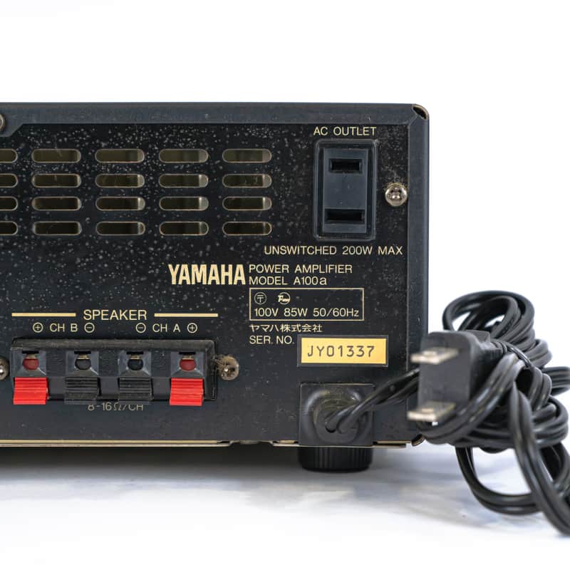 Yamaha A100a A 100 2 Channel Stereo Power Amp Amplifier | Reverb