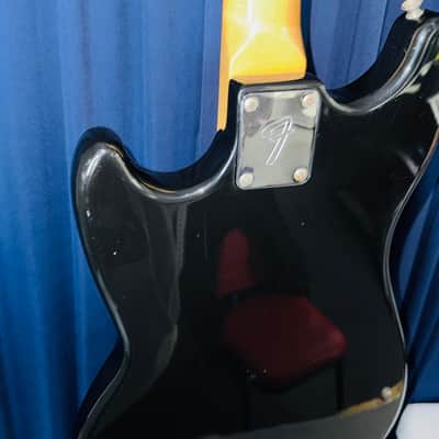 Fender Musicmaster with Rosewood Fretboard 1977 - 1980 - Black image 15