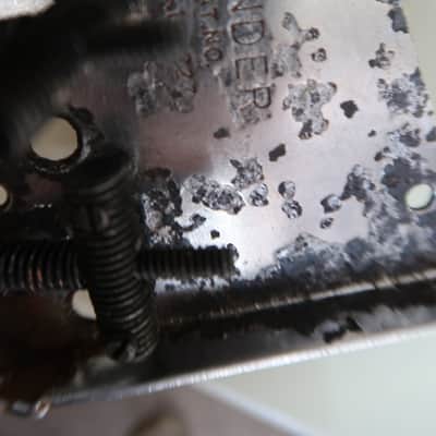 Left Handed Fender Telecaster Bridge  PAT.PEND. Tele / 60's 70's  Chrome 62 Vintage  Relic RI Lefty image 5
