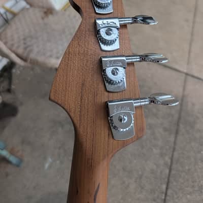 Custom Jazz bass - Red/black burst image 10