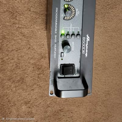 Ampeg B500DR 500-Watt Programmable Bass Amp image 6