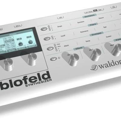 Waldorf Blofeld Desktop Synthesizer :16-part multi-timbral, 25voice polyphony, aftertouch responsive