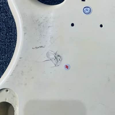 Cream White 4 String Bass Body PJB DIY Project image 8