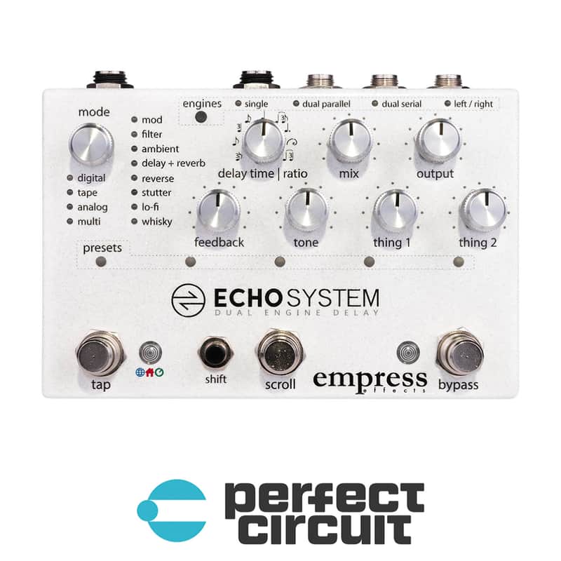 Empress Effects Echosystem Delay + Reverb Pedal image 1
