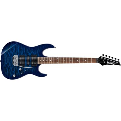 Ibanez GRX70QATBB GIO RX Guitar - Transparent Blue Burst image 2