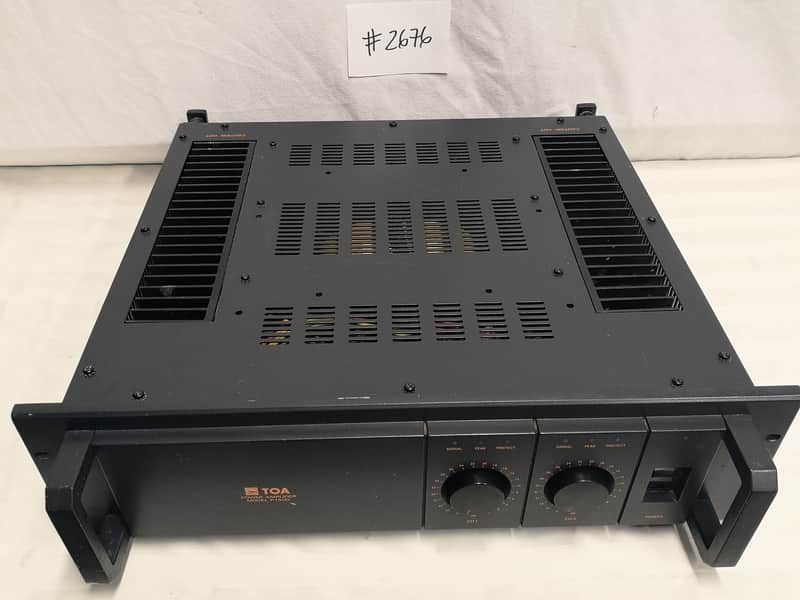 TOA P150D Professional Power Amplifier #2676 Good Used Working