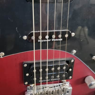 Framus D Series Diablo Pro - Burgundy Red Trans Satin image 5