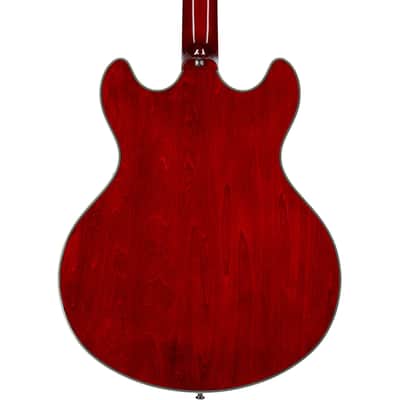 Sire Larry Carlton H7 Semi-hollowbody Electric Guitar, ST Red image 6