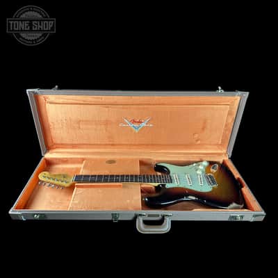 Fender Custom Shop 1963 Stratocaster Relic 3 Tone Sunburst Sparkle w/case TSLTD6OF10 image 14