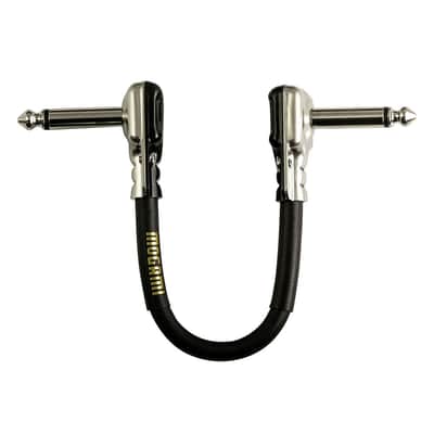 Mogami Gold Series 6" Patch Cable Angled Plugs
