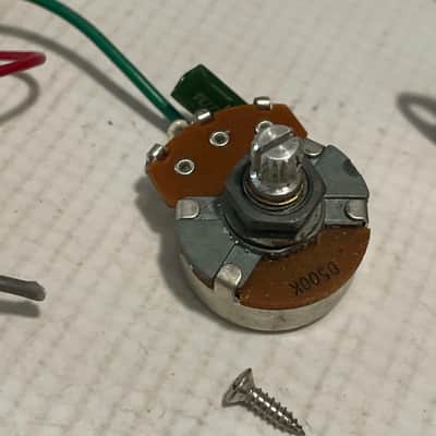 2000's Ibanez RG250DX RG Series Guitar Factory Electronics Wiring, Volume Tone Pot Jack image 5