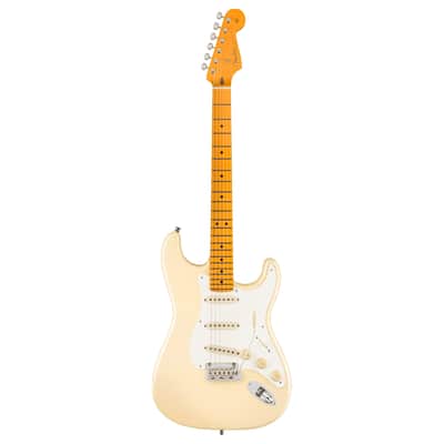 Used Fender Lincoln Brewster Signature Stratocaster - Olympic Pearl image 2
