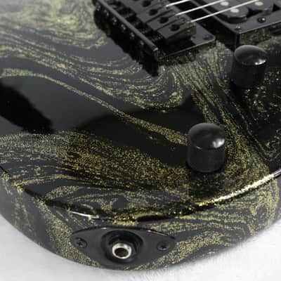 Custom Swirl Painted Laguna LE-50 (Short Scale) Electric Guitar image 8