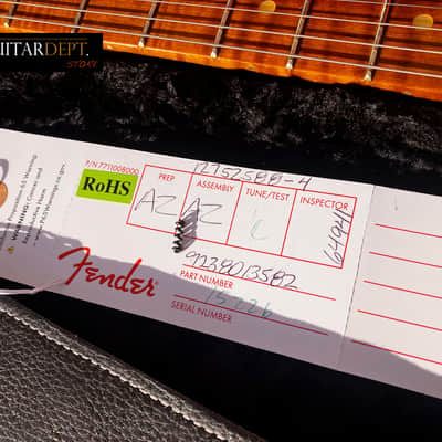 ♚MINT♚ FENDER Custom Shop CUSTOM Stratocaster ♚ TRANS SURF GREEN ♚AAA ROASTED NECK♚FAT 60's Handwounds !♚£5199 image 7