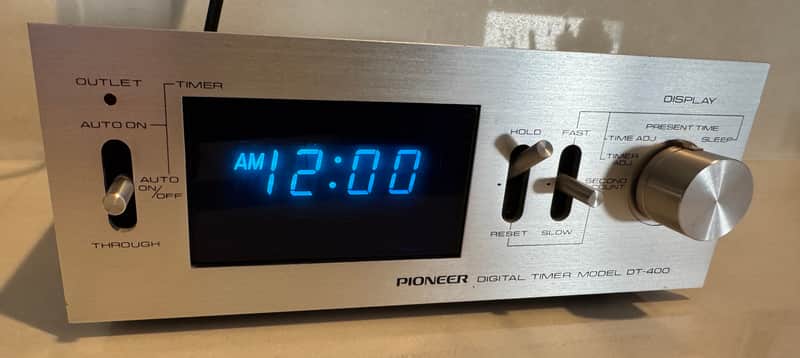 PIONEER DT-400 Timer : Blue Digital Display : Incredible Original Condition image 1