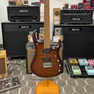 Ernie Ball Music Man JP15 John Petrucci- Sahara Burst Flame 6 String Electric Guitar *AUTHORIZED DEALER image 1