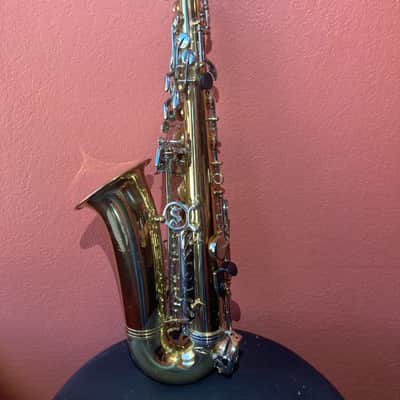 Selmer AS600 Student Model Alto Sax 2010s - Clear-Lacquered Brass image 2