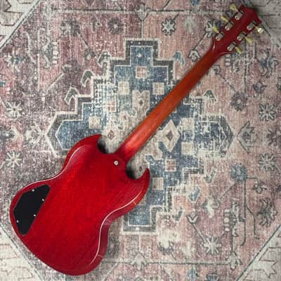 1961 Gibson Les Paul Standard Vintage Cherry 2x PAF Patent Applied For Made In Kalamazoo Electric Guitar W/ Original Lifton Hardshell Case! image 4