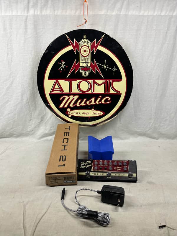 Tech 21 SansAmp Character Plus Series Mop Top moptop Liverpool Pedal with Power Supply + Box image 1