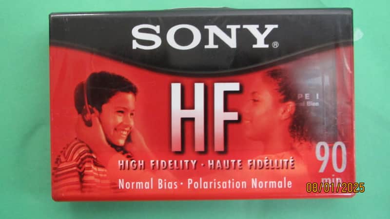 SONY HF C-90 90 Minute Cassette Audio Tape - 1 piece + $1 Ship image 1