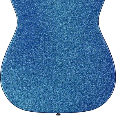 Fender J Mascis Telecaster Electric Guitar (with Gig Bag), Blue Flake image 5