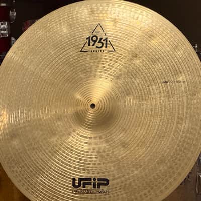 UFIP 1931 Series 22" Ride Cymbal 2428g image 2