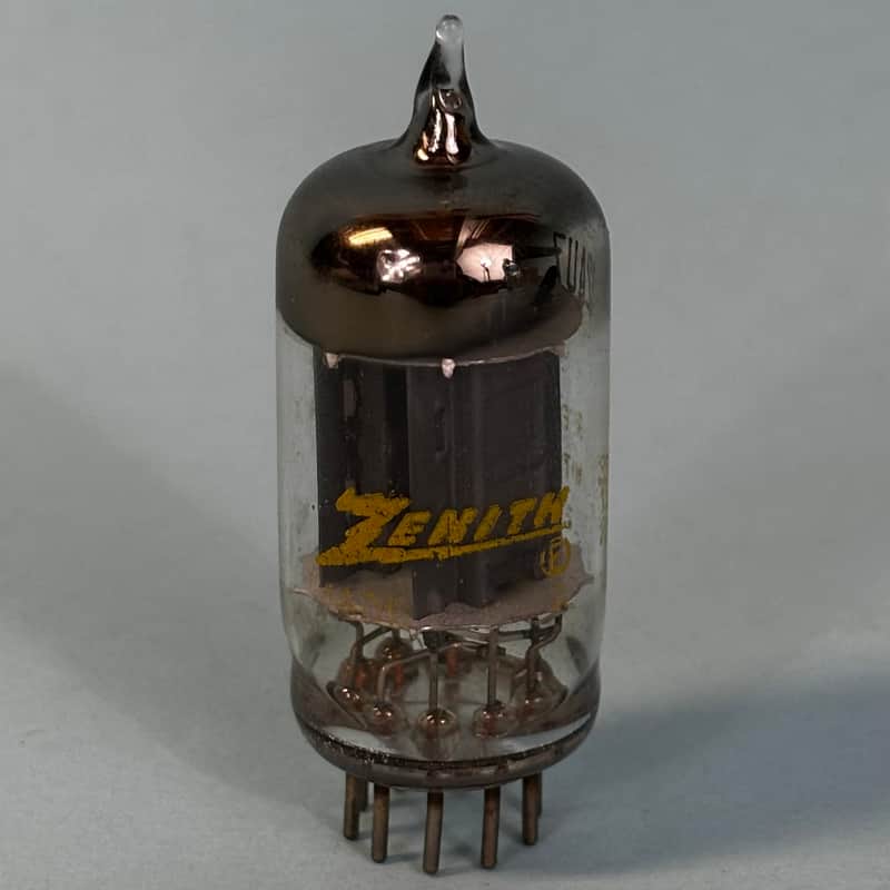 1959 Sylvania 12AU7 ECC82 Vintage 1950s Long Plate D Getter Preamp Tube! T386 image 1