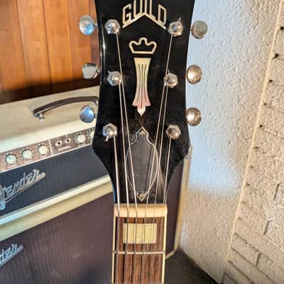 Guild A-150 Savoy Electric/Acoustic Archtop w/Case - Antique Sunburst (Used) image 5