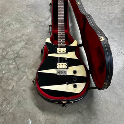 Hamer Special 1981 Zebra Graphic original vintage USA Les Paul double cut custom image 6