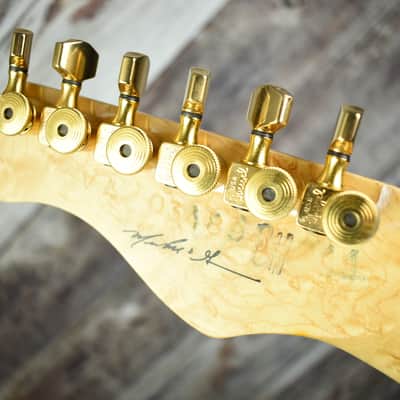 2007 Valley Arts Custom Pro Stratocaster See through blonde image 11