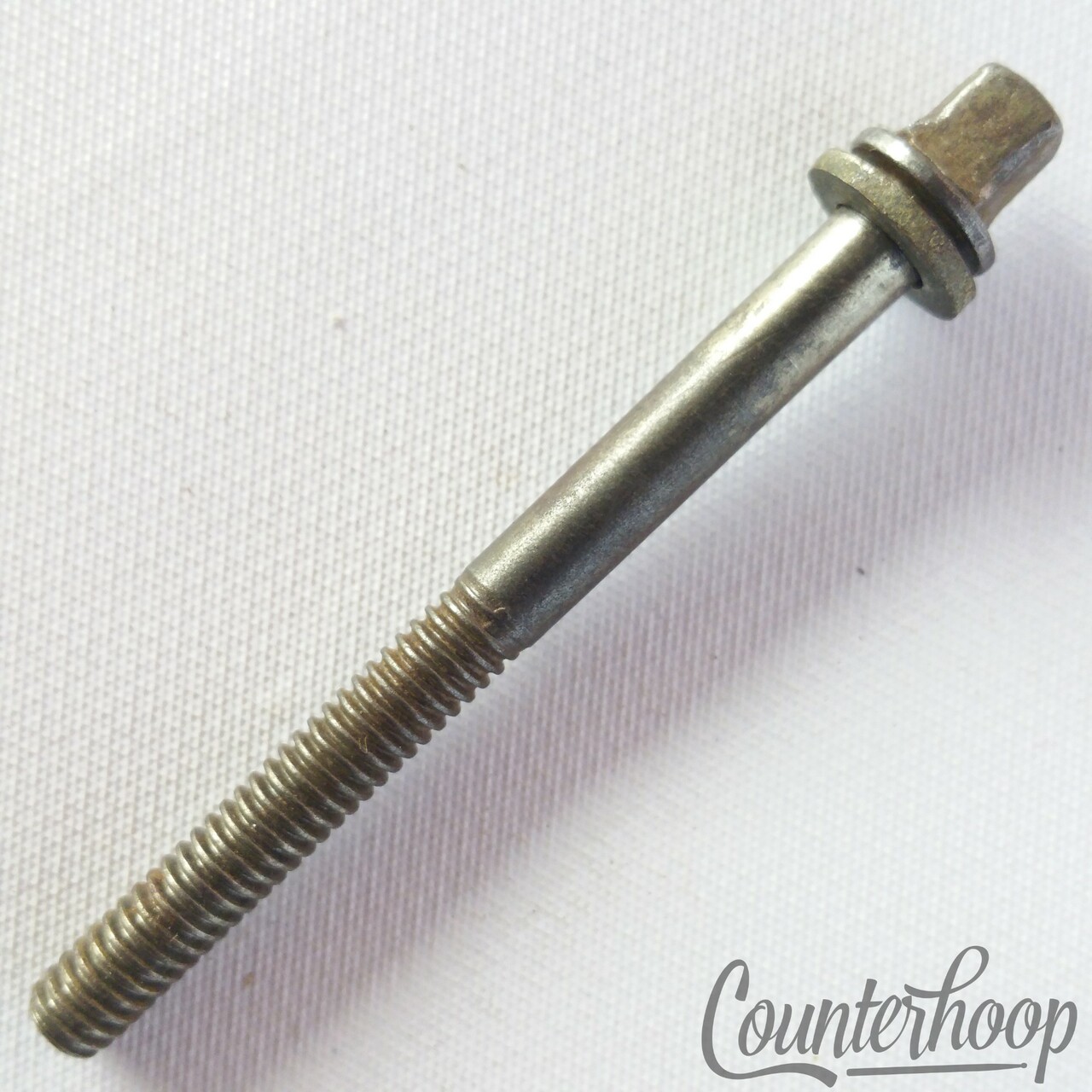 Slingerland 1x 2 3/8"T-Rod Radio King Snare Drum Tensioner Tom Nickel Vintage40s — main photograph