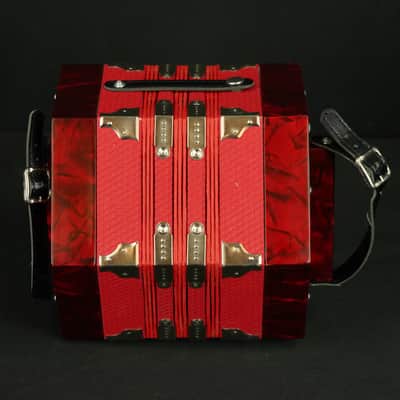 Used 10 Button Concertina w/case image 3