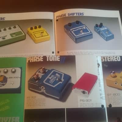 Vintage 1979 Ibanez Effect Pedal Catalog Brochure(s) Tubescreamer AD Pan Tremolo image 6