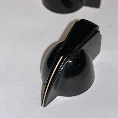 Fender Vintage Chicken Head Amp Knobs (8) PATINA!! 1960s Black image 2
