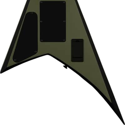 Jackson X Series Rhoads RRX24 Electric Guitar, Laurel Fingerboard, Matte Army Drab/Black Bevels image 3
