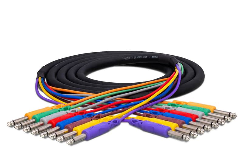 Hosa CPP802 CPP-802 8 1/4" TS Patch Snake - 2 Meter 2010s - Standard image 1