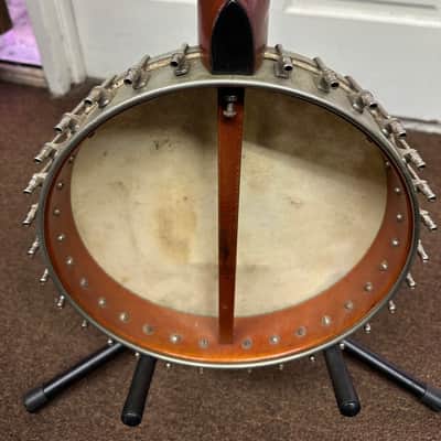 Used A.C. Fairbanks Co. Makers Boston, MASS. 5 String Banjo Late 1890s?? Open Back AS IS image 21