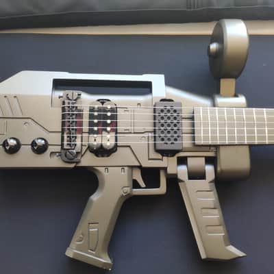 Esp Custom Shop Gundam 2002 EFSF Beam Raygun Guitar with original Gundam softcase ! image 2