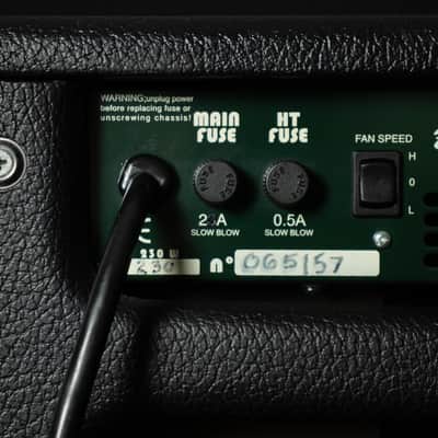 Bogner Shiva EL34 2-Channel 80-Watt 1x12" Guitar Combo with Reverb 2005 - Black with Green Back Panel image 10