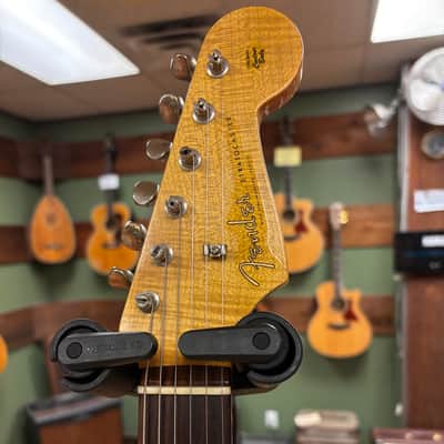 2017 Fender Custom Shop NAMM LTD Vintage Custom '59 Stratocaster Reissue Relic Faded/Aged Shoreline Gold image 20