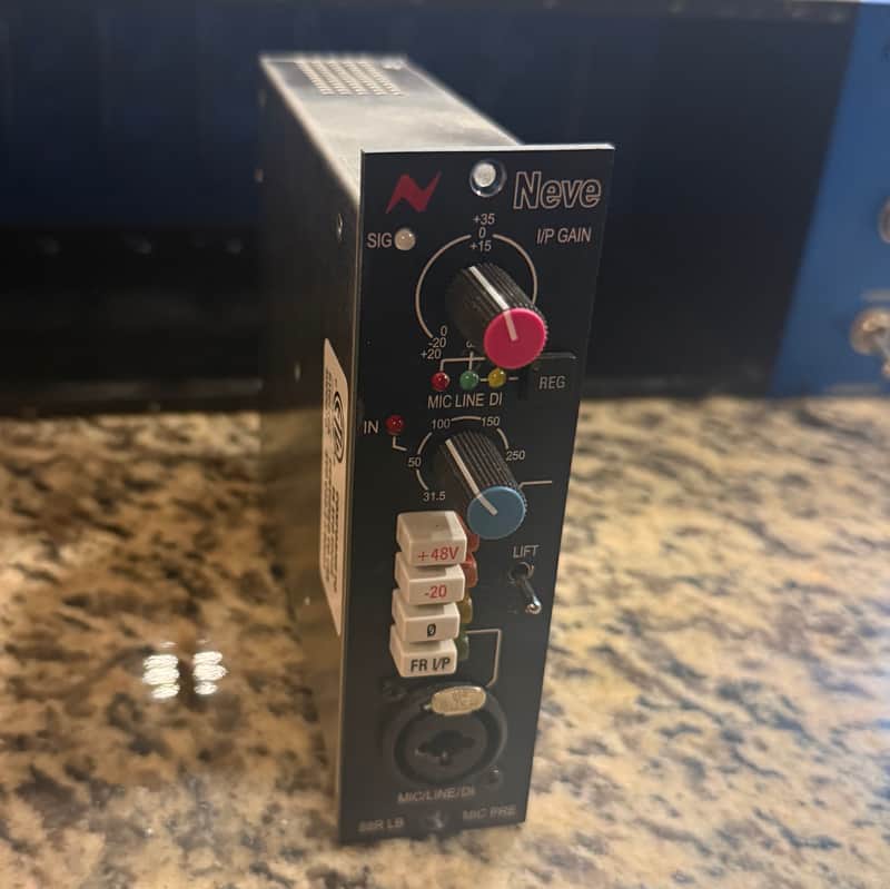 AMS Neve 88RLB 500 Series Mic Preamp Module 2010s - Blue image 1