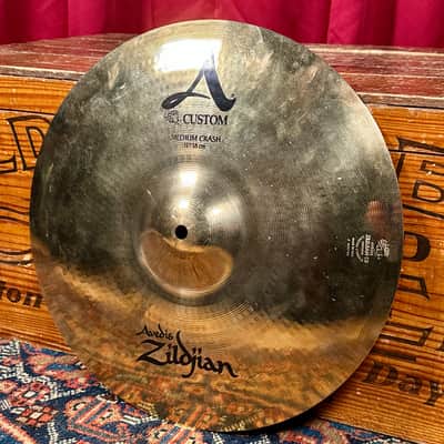 15" Zildjian A Custom Medium Crash Cymbal 1014g *Video* image 2