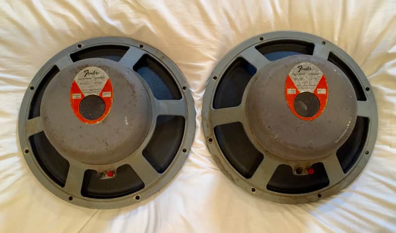 Vintage JBL/Fender D120F 12” Guitar Speakers as used by Eddie Van Halen! image 1