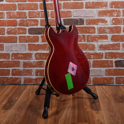 Yamaha SA503 TVL Troy Van Leeuwen Signature Transparent Blood Red 2005 w/OHSC (Owned by Al Jourgensen) image 6