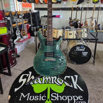 Rare Finish! 2012 PRS P22 / Custom 22 Piezo with 53/10 Pickups - Trampas Green image 1
