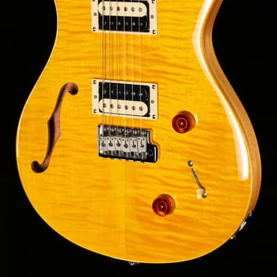 2021 PRS SE Custom 22 Semi-Hollow Santana Yellow (085) image 1