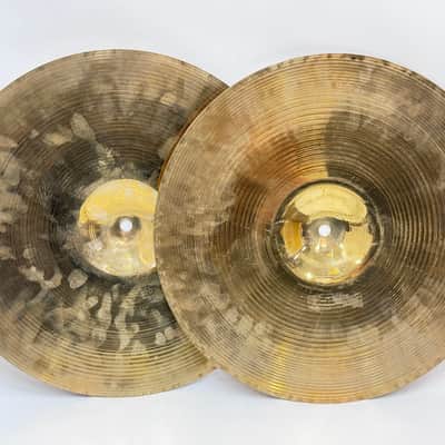 VINTAGE ZILDJIAN 1970s A Zildjian & Cie Constantinople Hi-Hat Pair 14" Top 964g / Bottom 1336g image 2